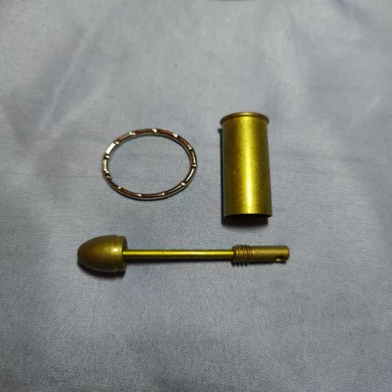 44 Mag Bullet Style Keychain Stash Cavity No cash incl for mrpotts773