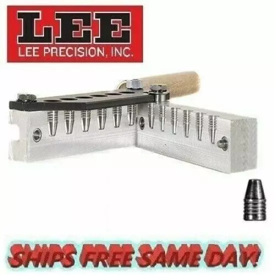 Lee 6-Cavity Bullet Mold 9mm Luger / 38 Super / 380 ACP # 90402 New!