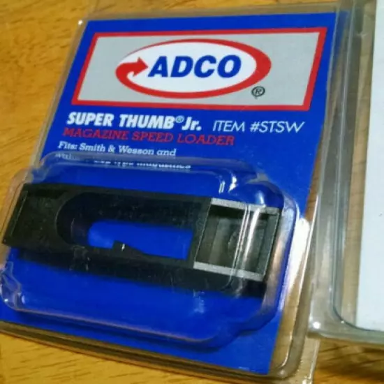 5 PCS ADCO STSW Black Super Thumb Magazine Loader S&W & Walther GSP TYPE NIP