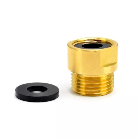 7/8" Male Pipe x 1/2" Female Pipe Adapter, Brass, Pipe Fitting