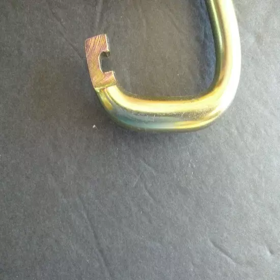 OMEGA - STEEL CARABINER - - # MD716S3 - NEW OLD STOCK -40 KN- MADE @ USA