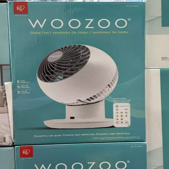 Woozoo 5-Speed Oscillating Globe Fan with Remote Control