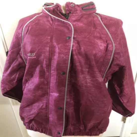 Frogg Toggs Waterproof Breathable Rain Suit Maroon Raspberry Size XL