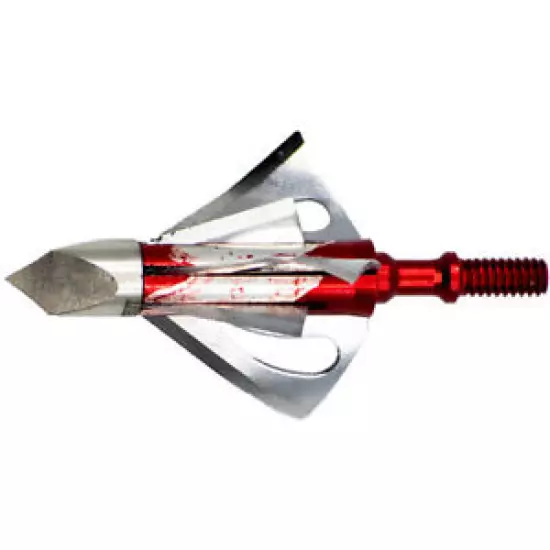 Crimson Talon 860001000000 G2 100 Grain 6-Blade Spiral Cut Broadheads (3 Pack)