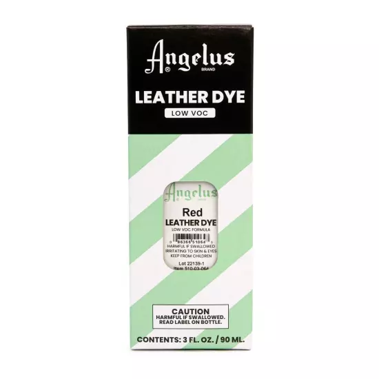 Angelus Low VOC Leather Dye w/ Applicator (3.5 oz)