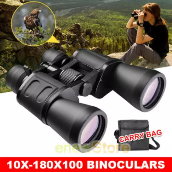 180 X 100 Binoculars BAK-4 High Magnification HD Long Range Zoom Times Telescope