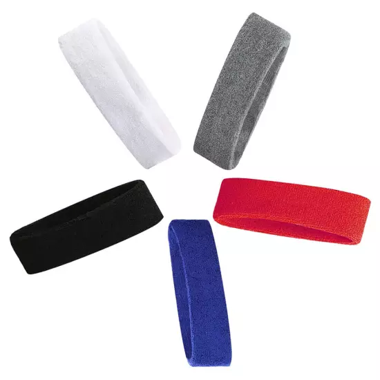 Sports Headband Yoga Gym Sweatband Women Men Hair Bands Head Prevent Sweat Band