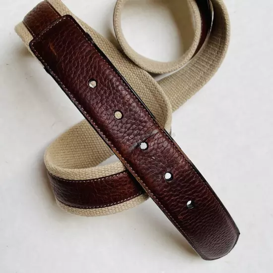 Columbia Leather Fabric Belt Mens 40 Western Outdoor Casual Travel Vacation