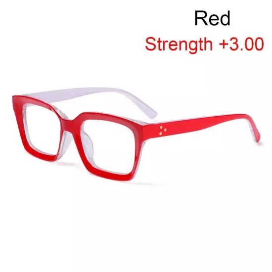 Square Oversized Reading Glasses Presbyopia Eyeglasses Large Frame