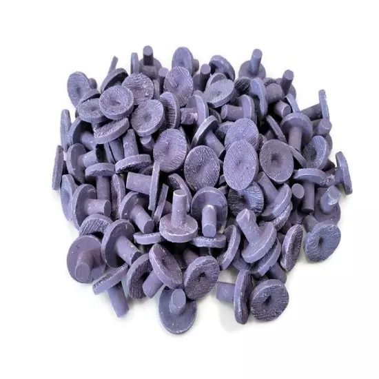 Oceans Wonders 1" CERAMIC Coralline Purple Coral Frag Plugs 100 pack