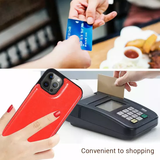 Wallet Card Case Cover Leather Magnetic For iPhone 15 16 PRO MAX 14 13 12 11 XS 