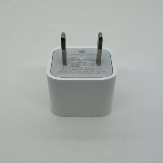 Apple A1385 5W USB Wall Charger Cube Power Adapter for iPhone - White MD810LL/A