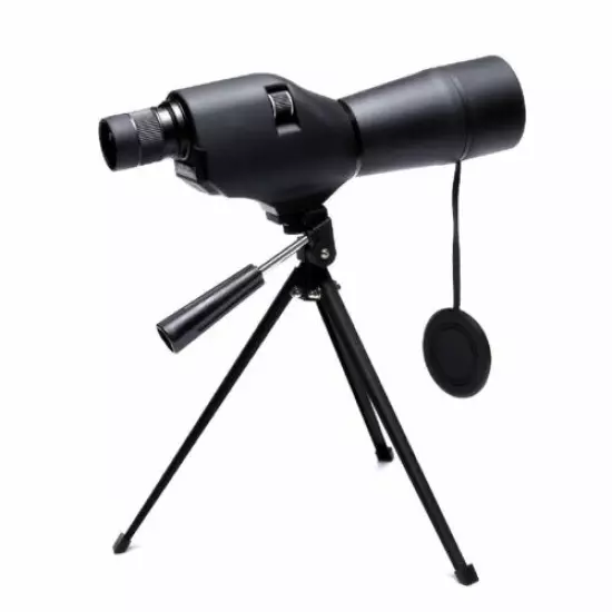 20-60x60AE Zoom Angled Waterproof Spotting Scope w/Adjustable Tripod & Case