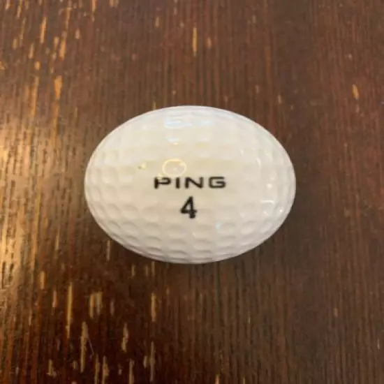 Ping Eye Golf Ball - Font Misprint - Ping and number 4 different - see pictures