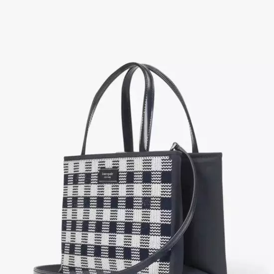 Kate Spade New York Sam Icon Gingham Sequin Small Tote (398.00)