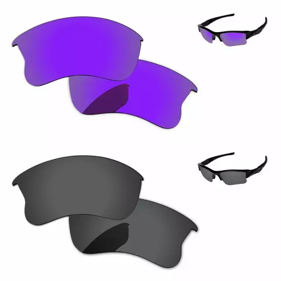 Lensology Polarized Replacement Lenses For-Oakley Flak Jacket XLJ Multi-Options