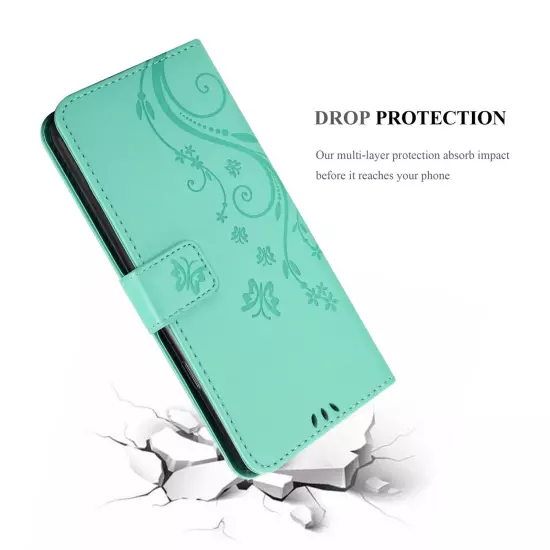 Case for LG V30 / V30+ / V30S / V30S+ Phone Cover Protection Flower Book Wallet