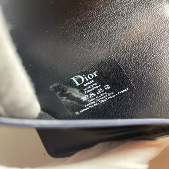 New Dior Passport Case Novelty Star Navy 14cm x 10cm Japan NEW With Dustbag