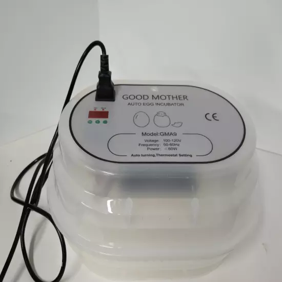 GOOD MOTHER Egg Incubator 9-12 Eggs Mini Fully Automatic Incubator Poultry...