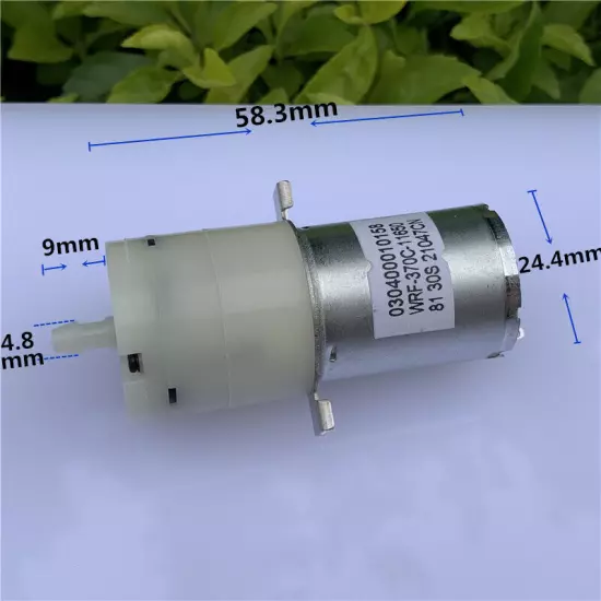 DC 3V-12V 6V 9V Small Mini 370 Motor Air Pump Oxygen Pump DIY Aquarium Fish Tank