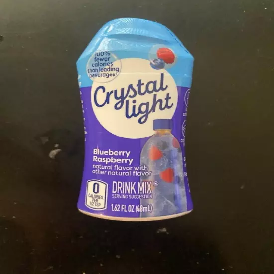 6 Crystal Light Liquid Blueberry Raspberry 1.62 FL OZ