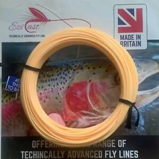 FLY FISHING TROUT FLY LINES PEACH NEW 2022 RANGE FANTASTIC QUALITY GB