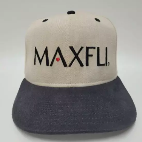 Vintage MAXFLI New Era 100% Wool 59Fifty Hat Size 7 3/8 Made in USA *Read*