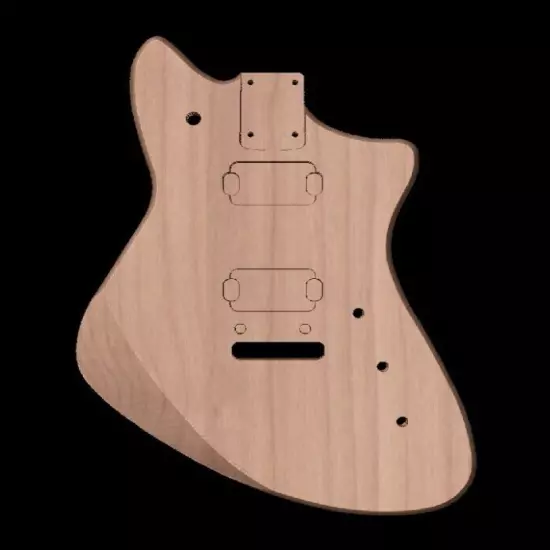 Custom Order Guitar Body, Rear Routed MAHH, Fits Meteora® Strat® Neck