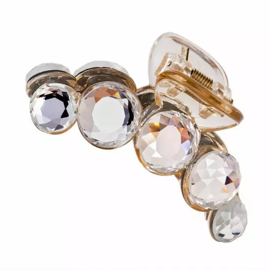 Large Size Hair Claw Crystal Rhinestone Pearl Women Hairpins Hair Clip Barrette