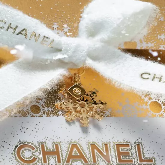 CHANEL Holiday 2024 Christmas Limited Edition Novelty CC Logo Gold Charm Japan