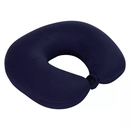 U Neck Blow-up Pillow Flight Support Cushion Shaped Travel Sleep Head Neck Rest