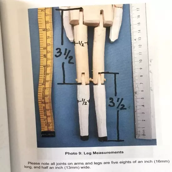 Making a Wooden Dutch Doll Book - Rogers Traditional Penny Peg Woodens Patterns