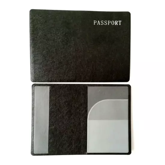 Travel Passport Holder Wallet Holder RFID Blocking Leather Card Case Cover