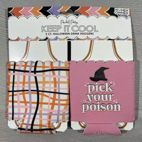 Packed Party Keep It Cool Witch Pick Your Poison Halloween Drink Huggers (2 CT)