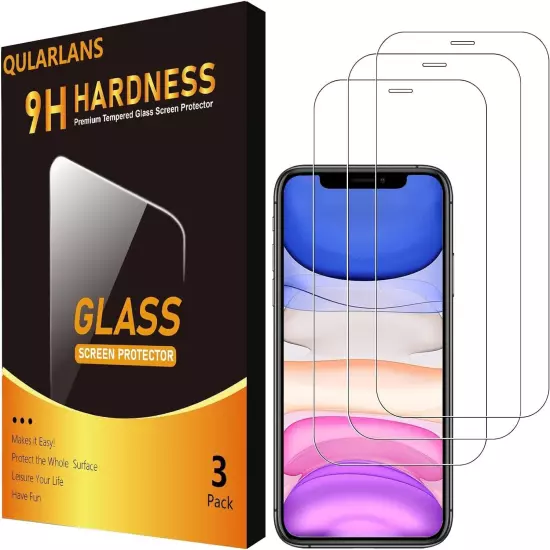 Screen Protector for iPhone 11/XR 6.1 Inch, 9H Hardness Shock Resistant