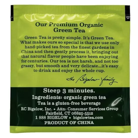 Bigelow Premium Organic Green Tea (160 Ct.)