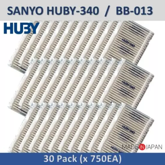 NEW x30 Pack (750EA) Genuine HUBY-340 BB-013 Swab - Free Shipping Made in Japan