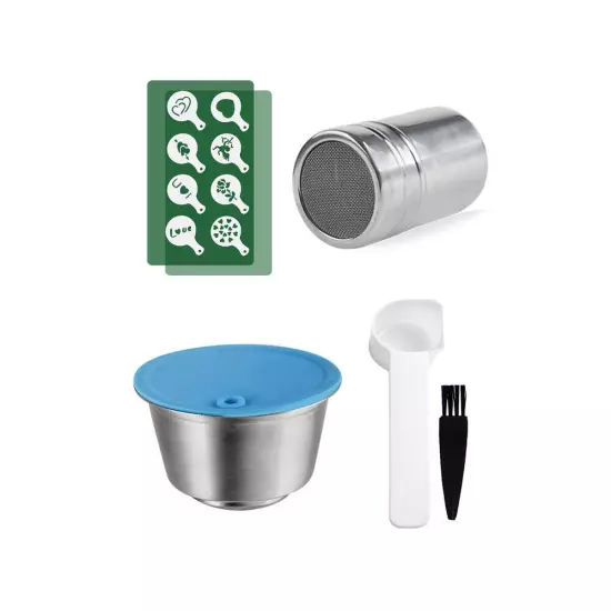  Reusable Coffee Capsule for Dolce Gusto Refill Pod Stainless Steel Filter Cup