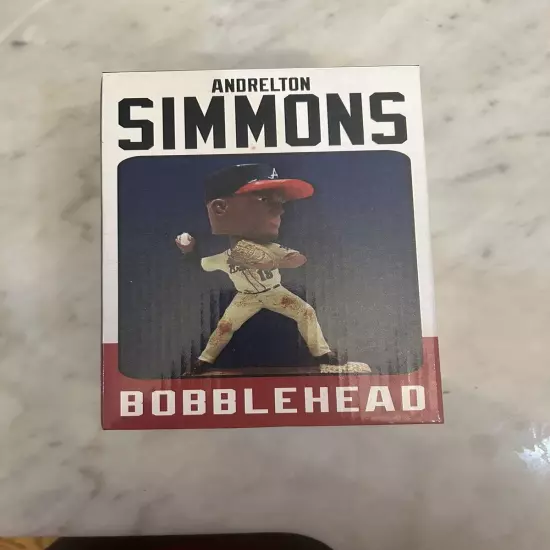 Andrelton Simmons Atlanta Braves Bobblehead 2013 Gold Glove NIB