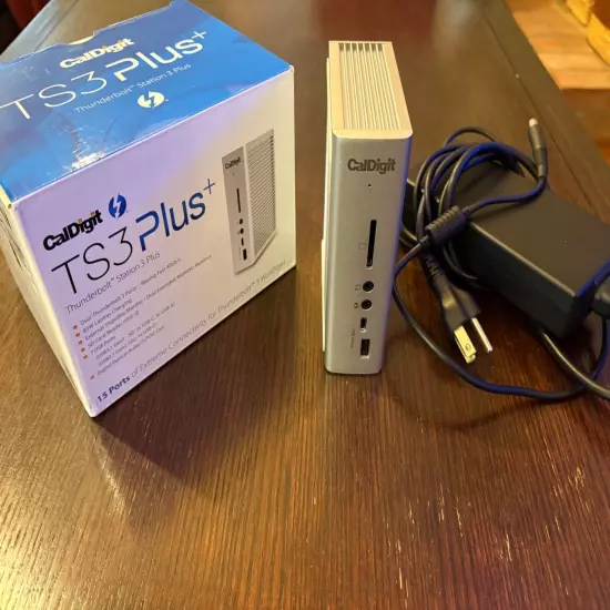 CalDigit TS3 Plus Docking Station - Original box and power supply