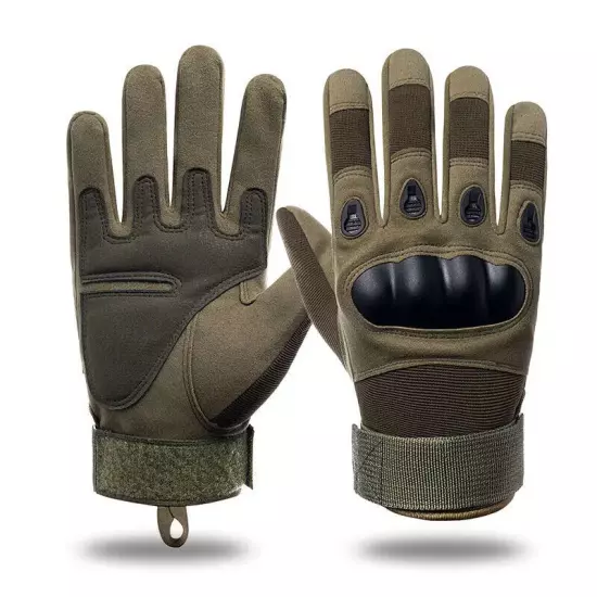 Black Eagle Army Tactical Gloves - Hard Shell Protection Motorcycle Training