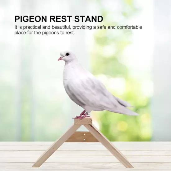 Pigeon Perches Woodden Dove Rest Stand Pigeons Durable Wood Stand Frame for Dove