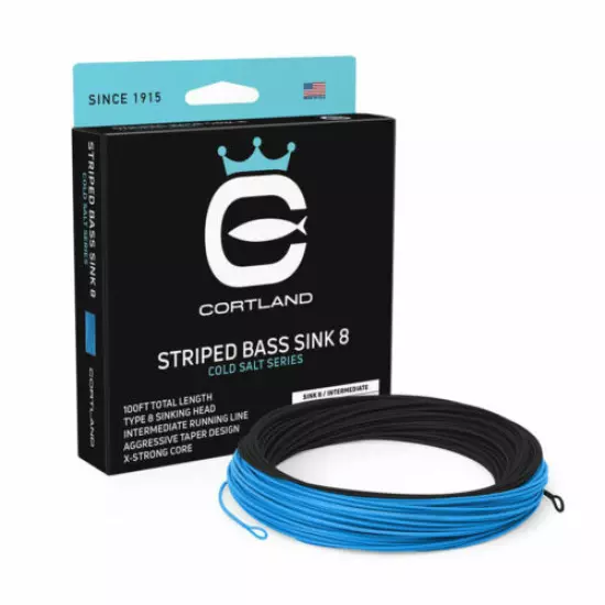 Cortland Striped Bass Sink 8 Fly Line