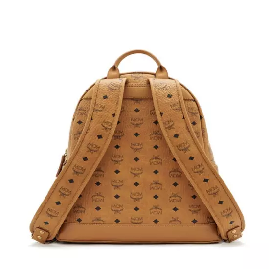 MCM Cognac / Brown Medium Backpack