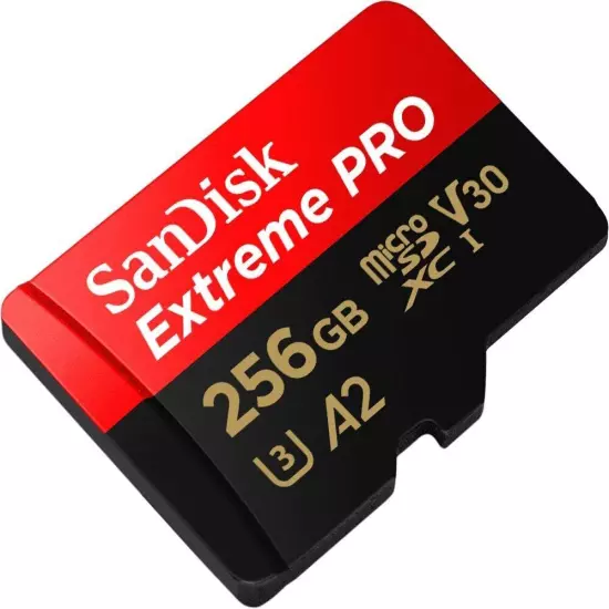 SanDisk 1TB Extreme Pro MicroSDXC UHS-I U3 A2 Memory Card W/ Adapter