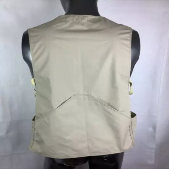 10-X Sport Clothing Hunting Sporting Clays Shooting Vest W/ Gun Club Patch Sz 36