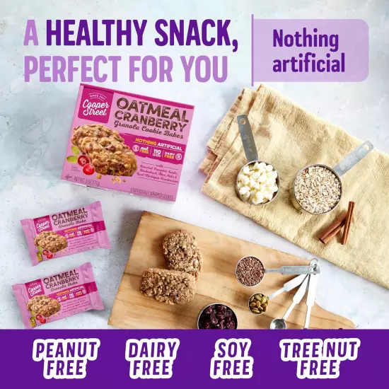 Granola Bakes - Healthy Chewy Breakfast Granola Bars | Individually Wrapped Nut 