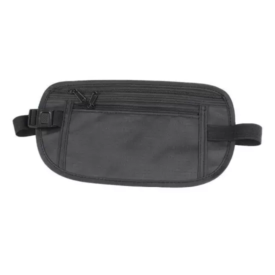 Invisible Travel Waist Packs Pouch for Passport Hidden Security Money Belt Bag