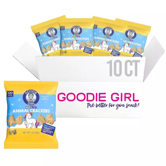 Goodie Girl, Magical Animal Crackers Snack Packs | Gluten Free, Peanut Free, Dai