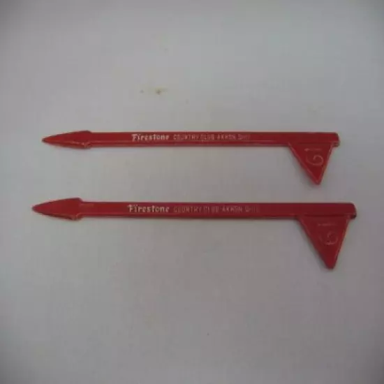 Rare Vintage FIRESTONE COUNTRY CLUB 19th Hole Swizzle Sticks Drink Stirrers